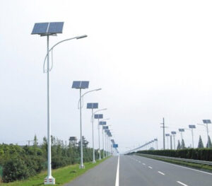 Đèn năng lượng mặt trời được sử dụng trong đường bộ- tiết kiệm điện